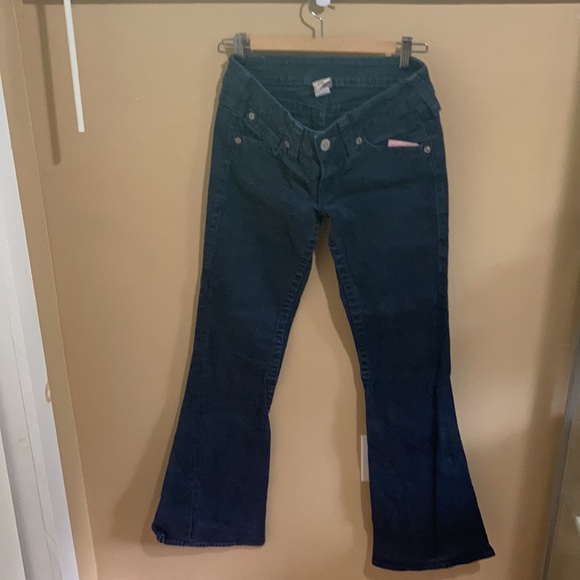 Used women’s sz 28 true religion Joey flare - Picture 4 of 5